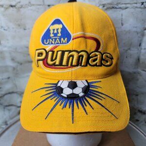 Pumas UNAM Hat Cap Mens Strapback Soccer Futbol Mexico Wool Vintage Y2K